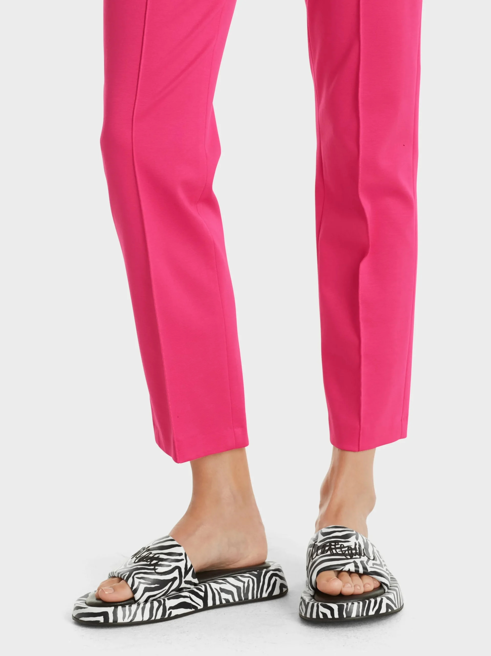 Marc Cain Hosen|Hosenanzüge-SCHMAL GESCHNITTENE HOSE SYDNEY super pink