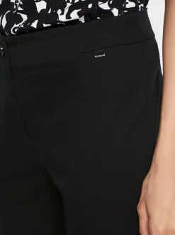 Marc Cain Hosen-SCHMALE HOSE SPLIT IN 7/8-LÄNGE black