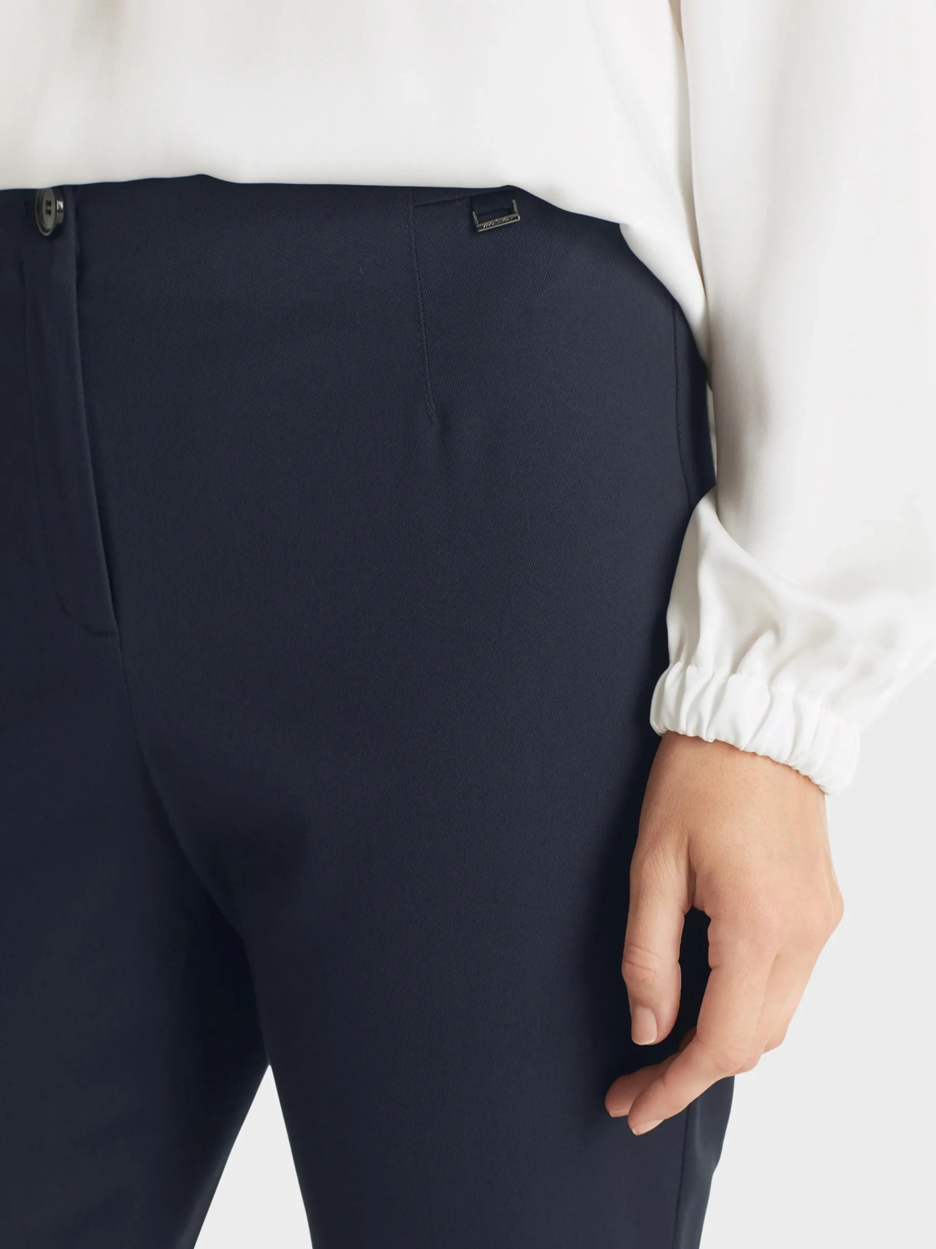 Marc Cain Hosen-SCHMALE HOSE SPLIT IN 7/8-LÄNGE midnight blue