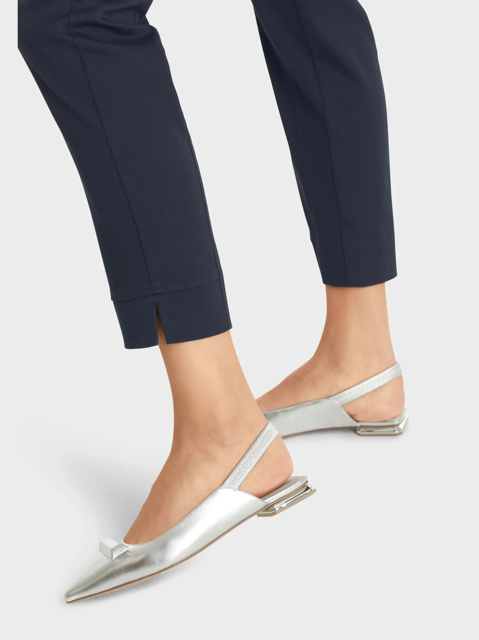 Marc Cain Hosen-SCHMALE HOSE SPLIT IN 7/8-LÄNGE midnight blue