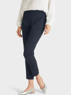 Marc Cain Hosen-SCHMALE HOSE SPLIT IN 7/8-LÄNGE midnight blue