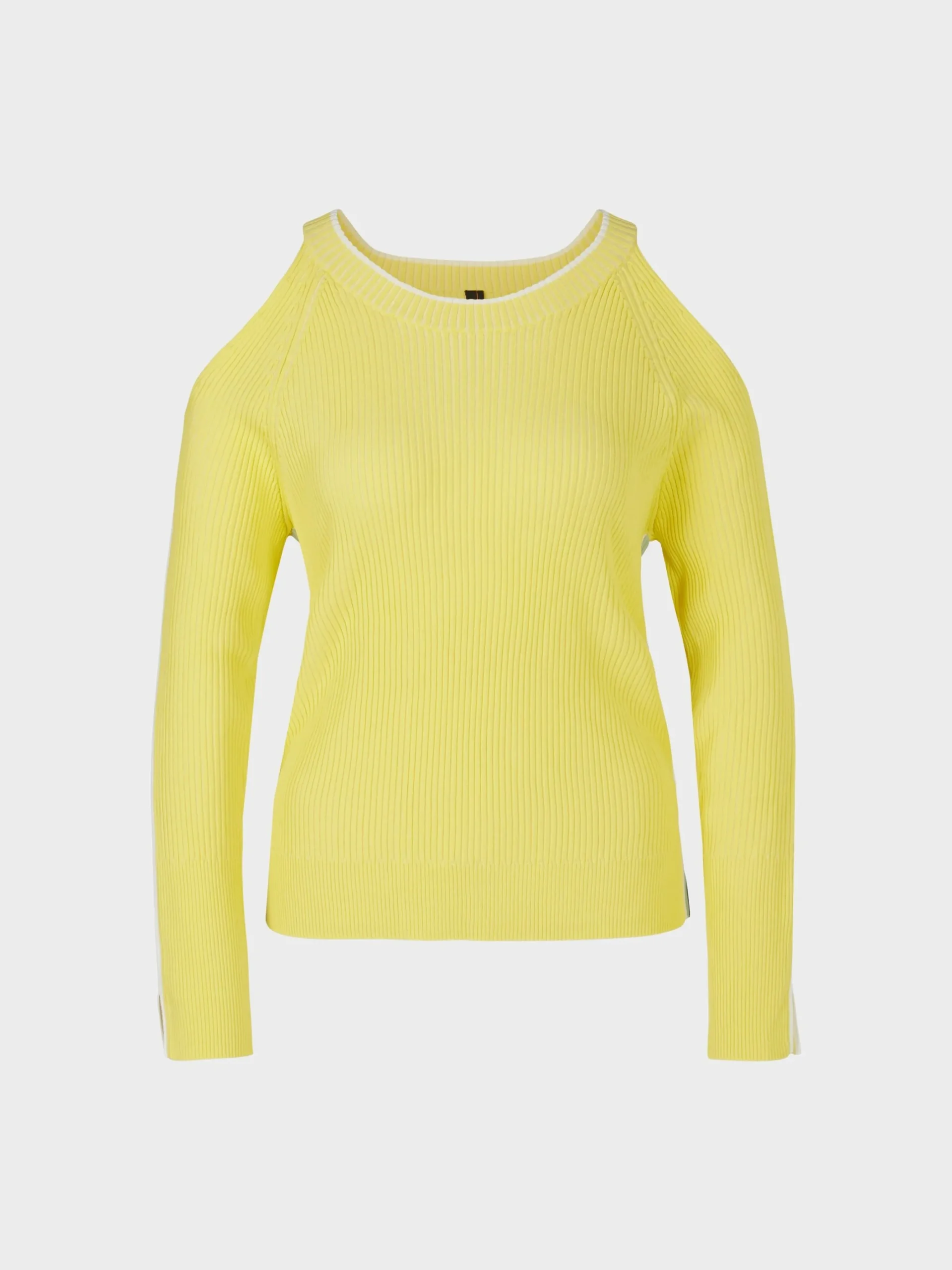 Marc Cain Pullover & Sweatshirts|Strick-SCHULTERFREIER SWEATER AUS VISKOSE soft limeade