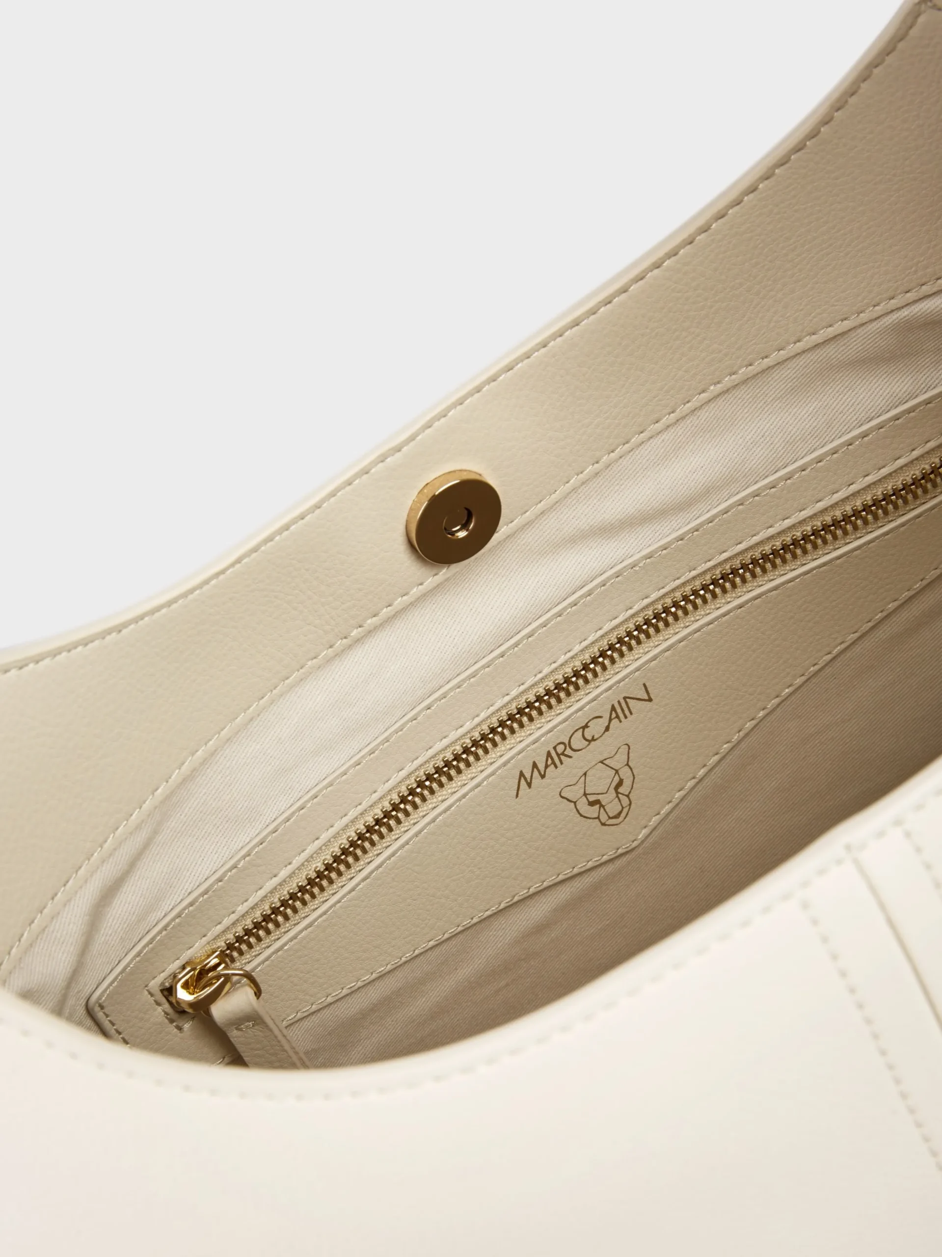 Marc Cain Taschen-SCHULTERTASCHE "RETHINK TOGETHER" smoke