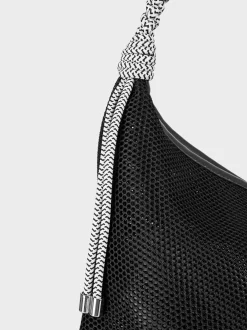 Marc Cain Taschen-SHOPPER BAG AUS MESH black