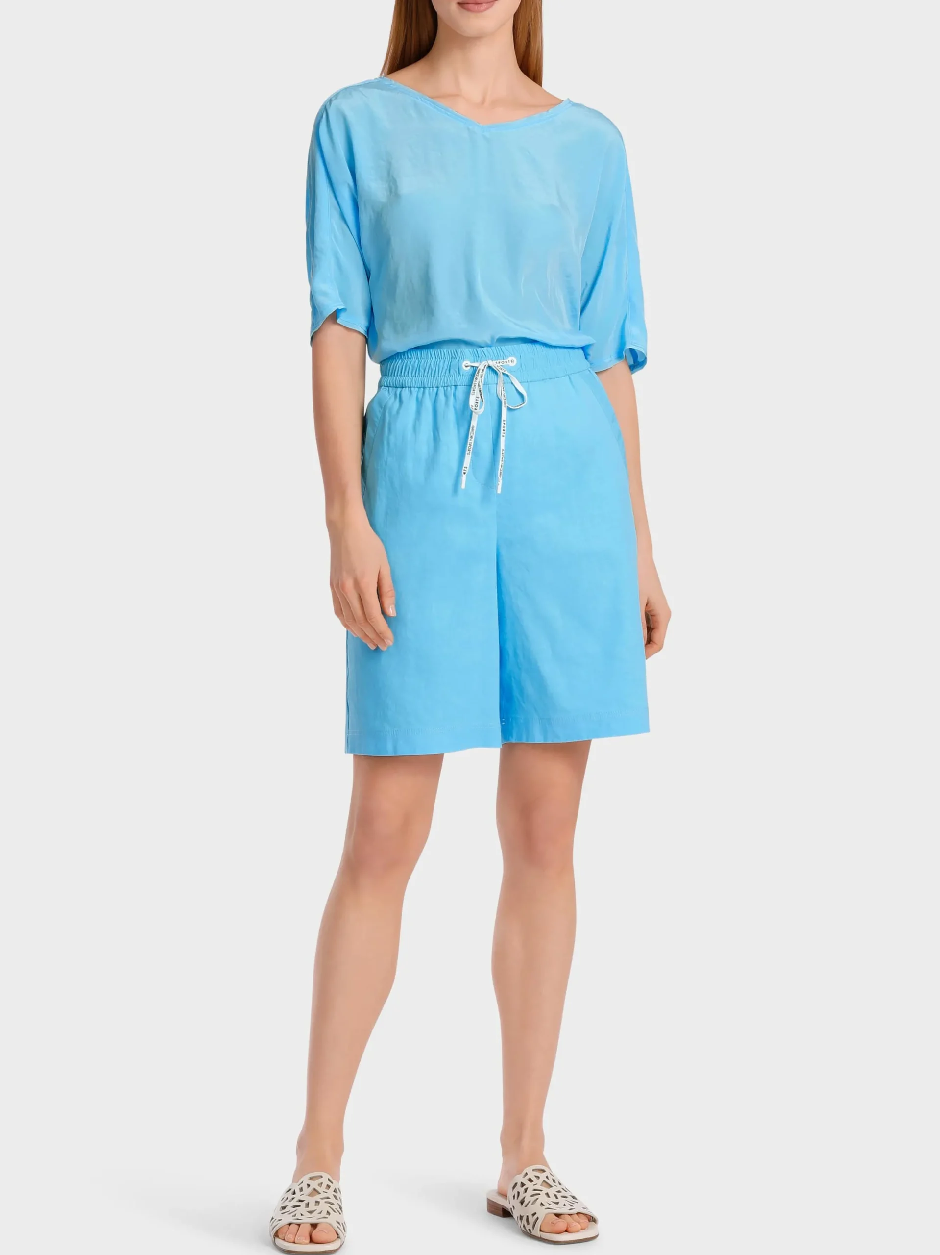Marc Cain Hosen|Hosenanzüge-SHORTS MODELL WITTEN light turquoise