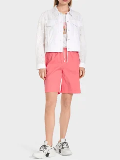 Marc Cain Hosen|Hosenanzüge-SHORTS MODELL WITTEN light neon red