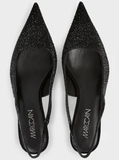 Marc Cain Schuhe-SLINGPUMPS MIT KRISTALLEN black
