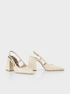 Marc Cain Schuhe-SLINGS IN LACKLEDER
