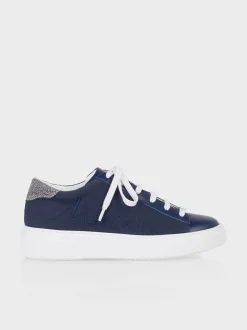 Marc Cain Schuhe-SNEAKERS MIT SCHRIFTZUG midnight blue