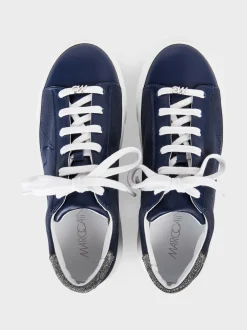 Marc Cain Schuhe-SNEAKERS MIT SCHRIFTZUG midnight blue