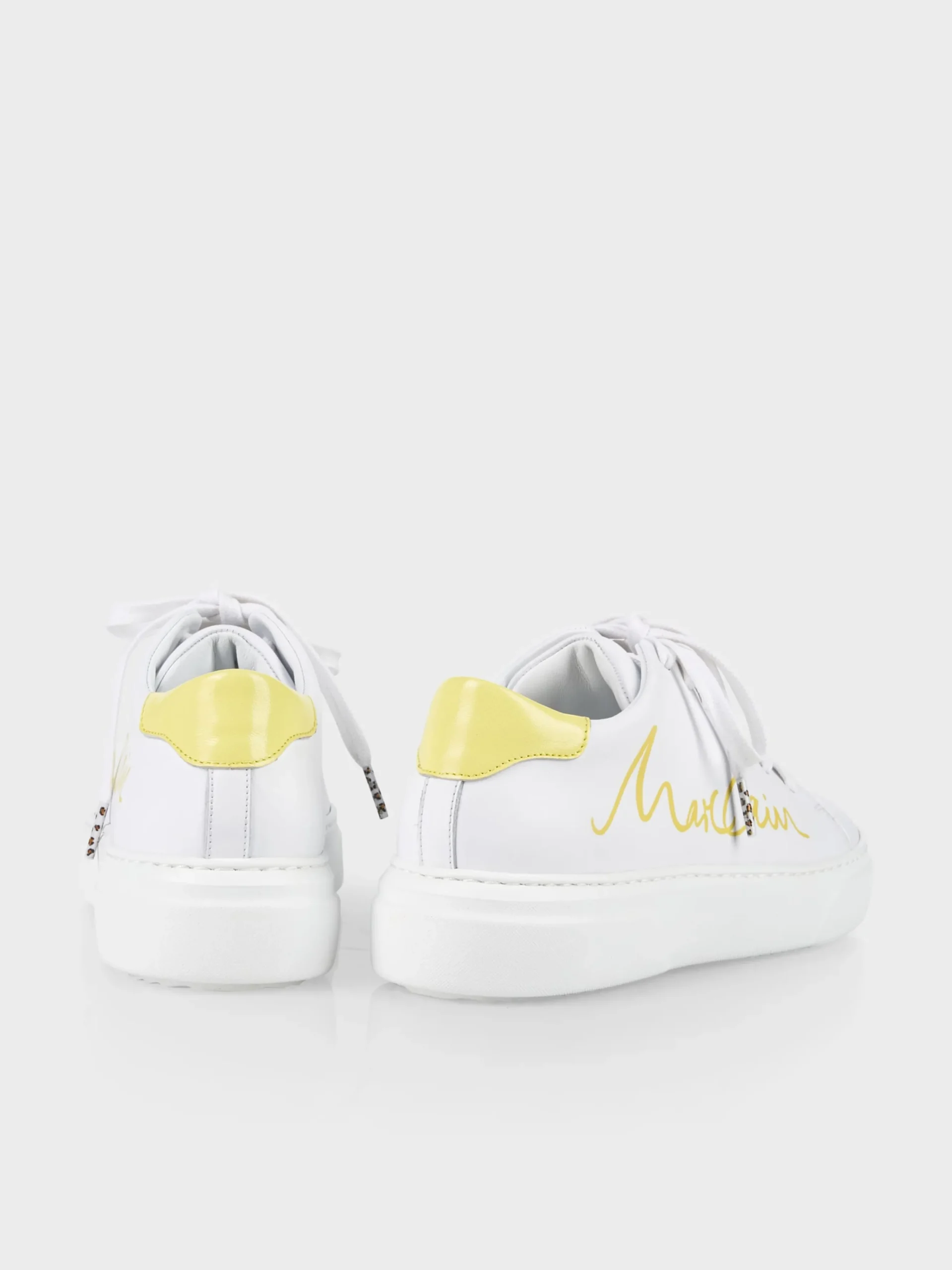 Marc Cain Schuhe-SNEAKERS MIT SCHRIFTZUG pale lemon