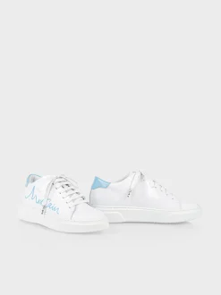 Marc Cain Schuhe-SNEAKERS MIT SCHRIFTZUG soft summer sky