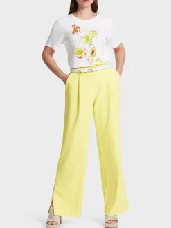 Marc Cain Hosenanzüge|Hosen-SOFTE HOSE WASCO pale lemon