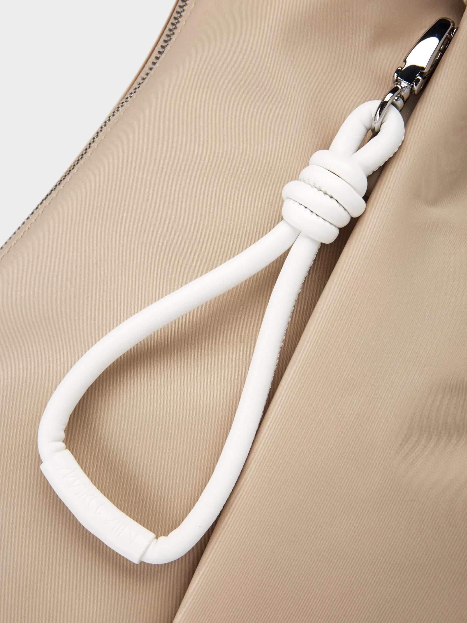 Marc Cain Taschen-SOFTE SCHULTERTASCHE "RETHINK TOGETHER" soft moon rock