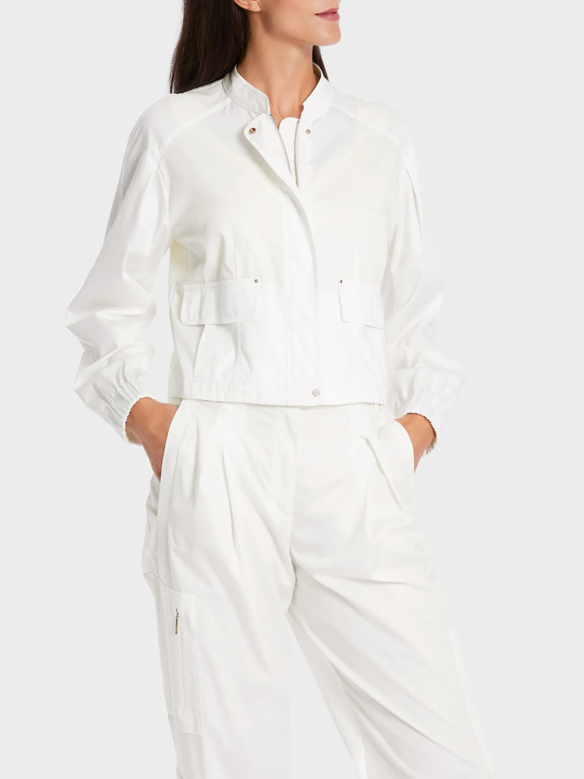 Marc Cain Jacken-SOMMERLICHE JACKE off-white