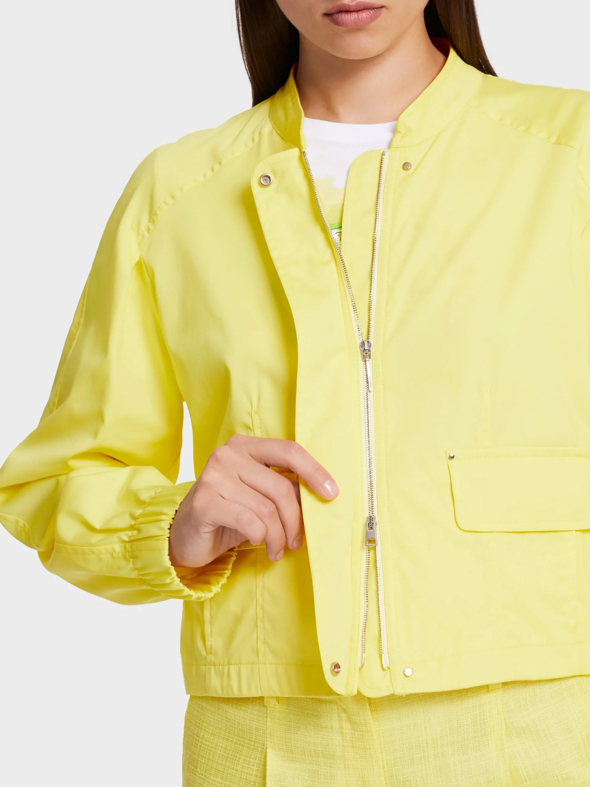 Marc Cain Jacken-SOMMERLICHE JACKE pale lemon
