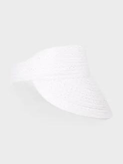 Marc Cain Accessoires-SONNENSCHILD AUS PAPIERFASER white