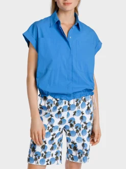 Marc Cain Blusen & Tuniken-SPORTIVE HEMDBLUSE bright azure