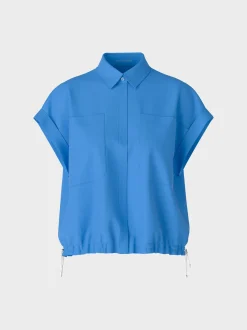 Marc Cain Blusen & Tuniken-SPORTIVE HEMDBLUSE bright azure