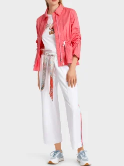 Marc Cain Jacken-SPORTIVE JACKE AUS COTTONSTRETCH light neon red