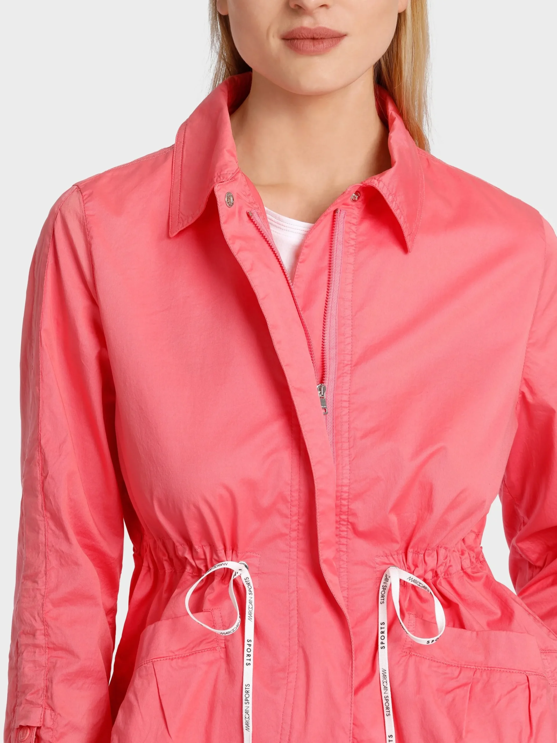 Marc Cain Jacken-SPORTIVE JACKE AUS COTTONSTRETCH light neon red