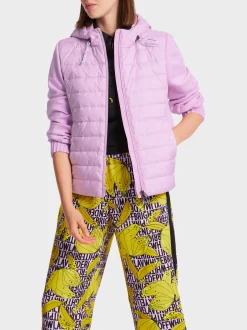 Marc Cain Jacken-SPORTIVE JACKE IN MATERIALMIX bright pink lavender
