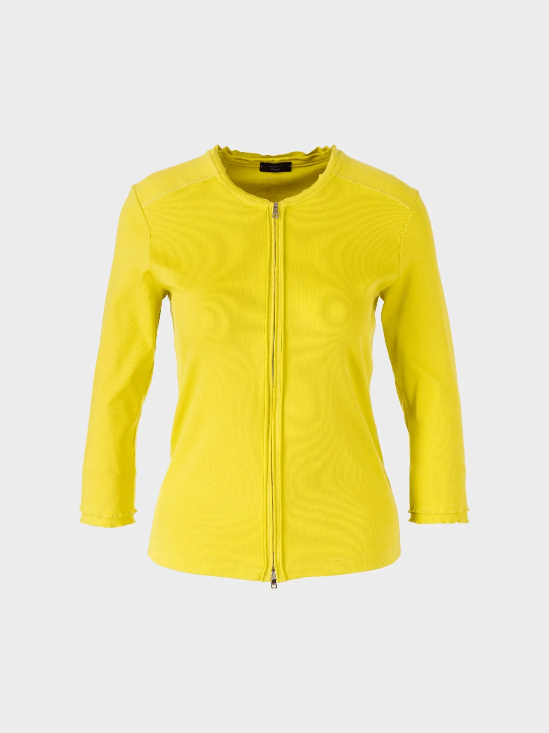 Marc Cain Jacken-SPORTIVE JACKE MIT RÜSCHENDETAIL bright sulphur