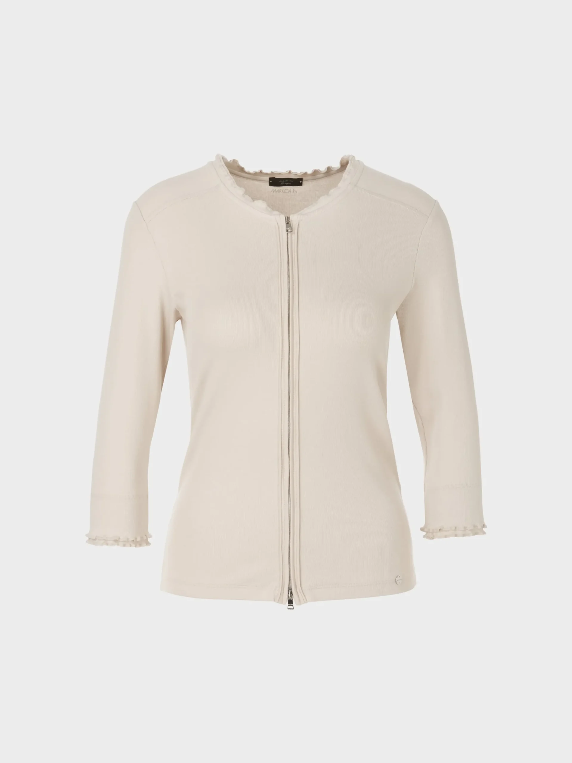Marc Cain Jacken-SPORTIVE JACKE MIT RÜSCHENDETAIL smoke
