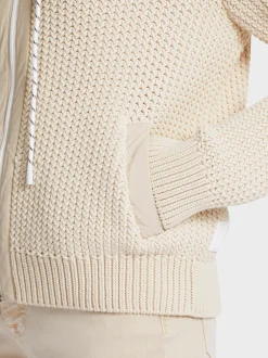 Marc Cain Jacken|Strick-SPORTIVER CARDIGAN KNITTED IN GERMANY soft moon rock