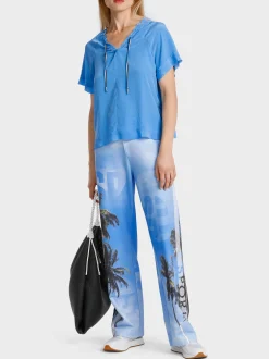 Marc Cain Blusen & Tuniken|Shirts & Tops-SPORTIVES BLUSENSHIRT bright azure