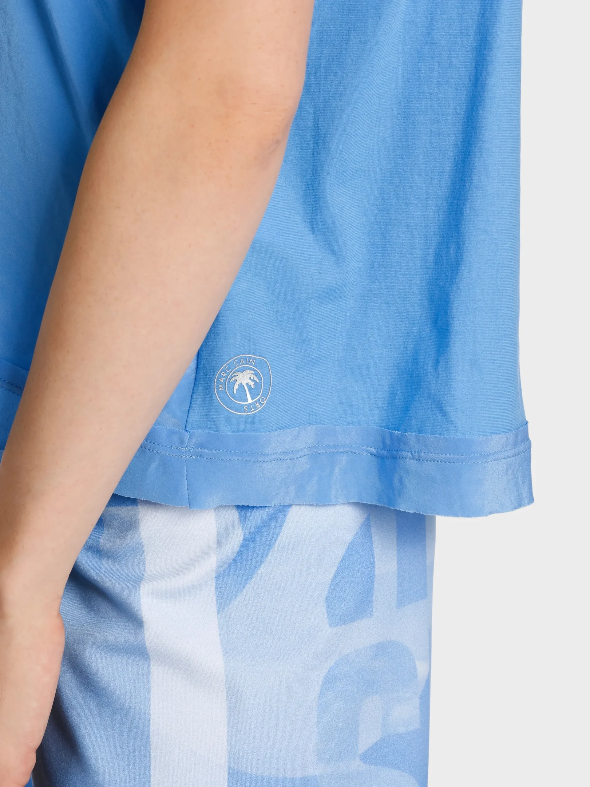 Marc Cain Blusen & Tuniken|Shirts & Tops-SPORTIVES BLUSENSHIRT bright azure