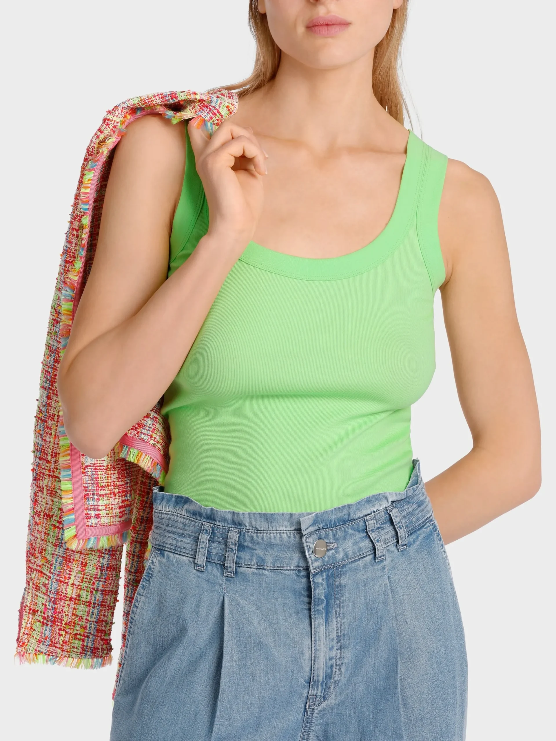 Marc Cain Shirts & Tops-SPORTIVES TOP light apple green