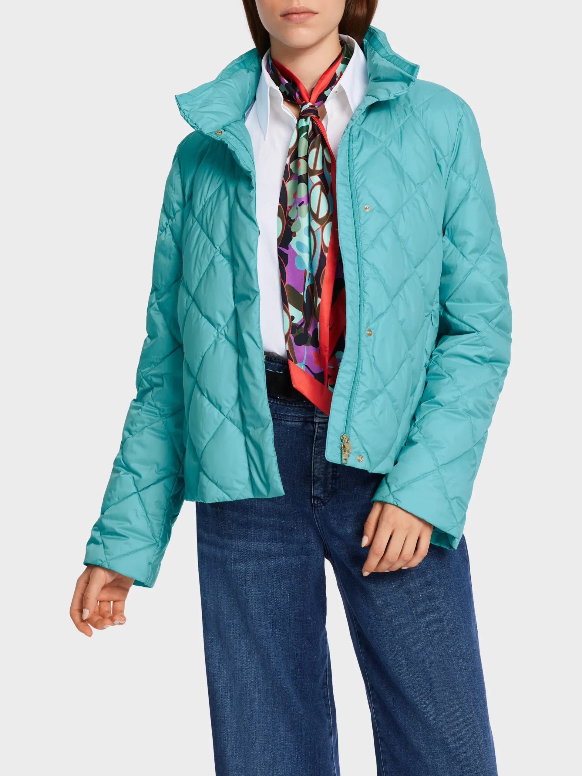 Marc Cain Mäntel & Outdoorjacken-STEPPJACKE "RETHINK TOGETHER" deep tourmaline