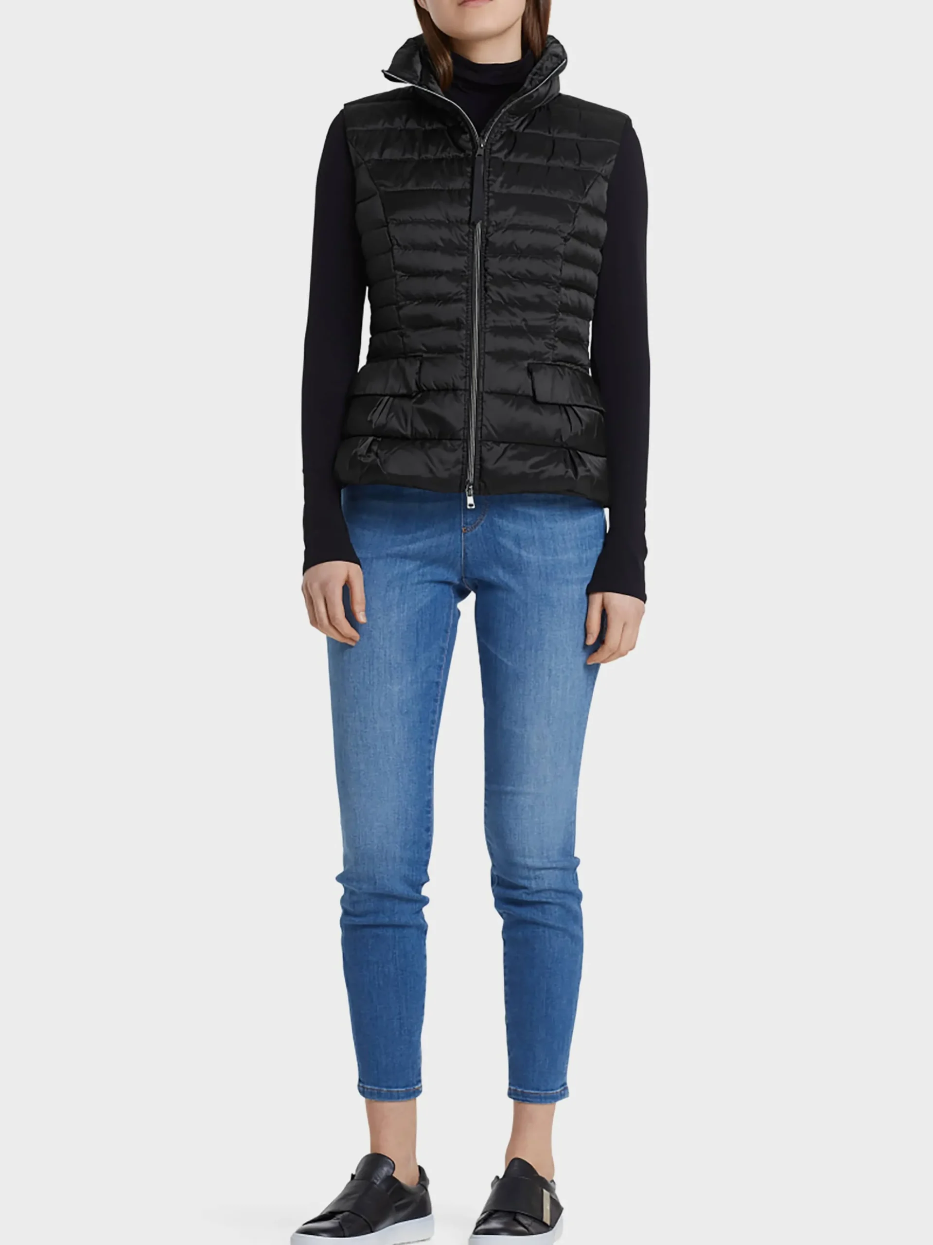 Marc Cain Jacken-STEPPWESTE MIT DAUNENFUTTER black