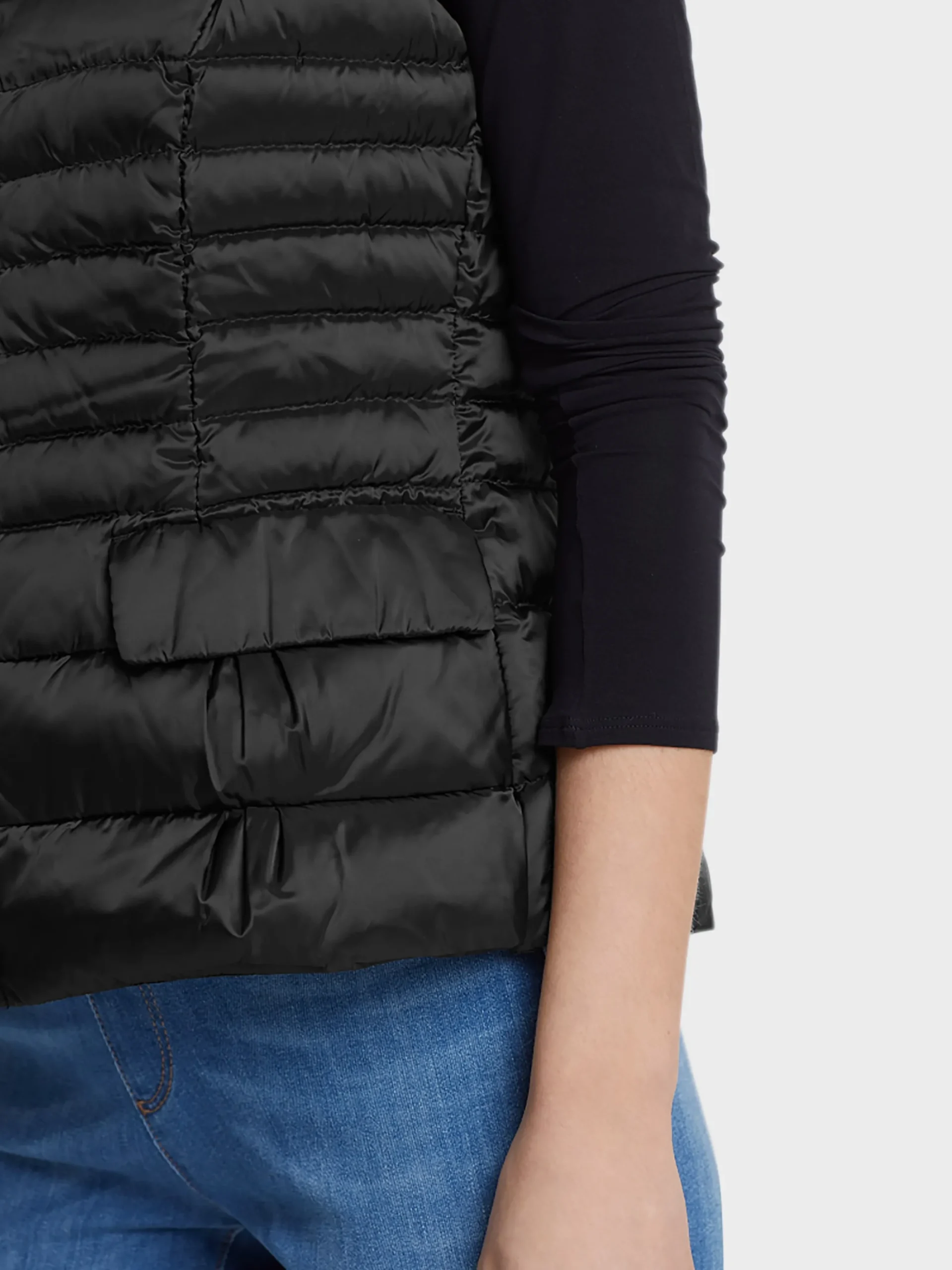 Marc Cain Jacken-STEPPWESTE MIT DAUNENFUTTER black