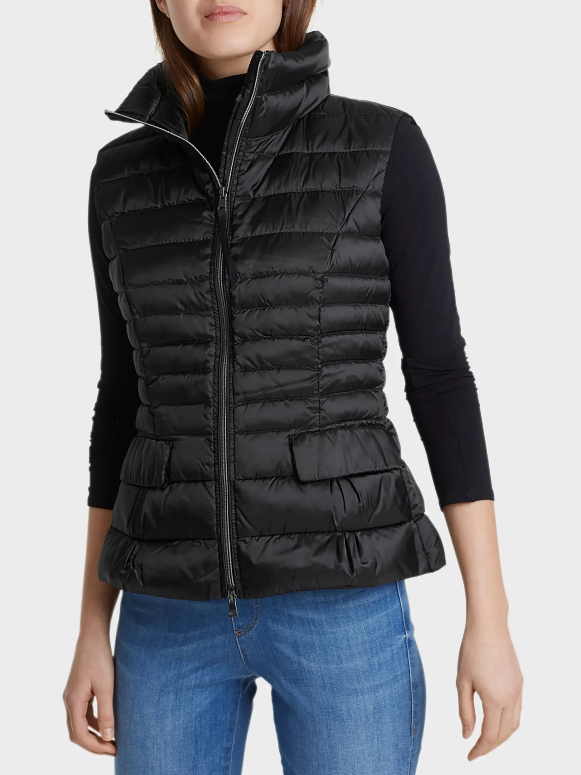 Marc Cain Jacken-STEPPWESTE MIT DAUNENFUTTER black