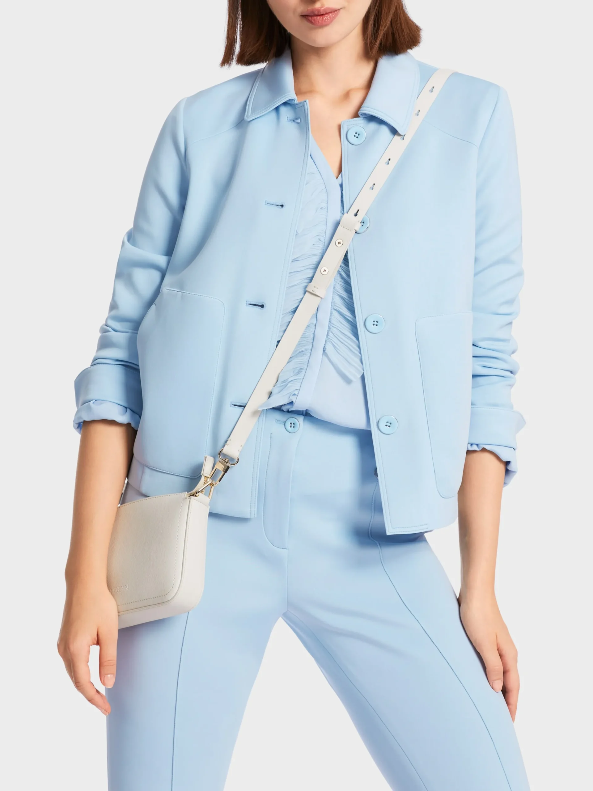 Marc Cain Jacken-STRETCHIGE KURZJACKE soft summer sky