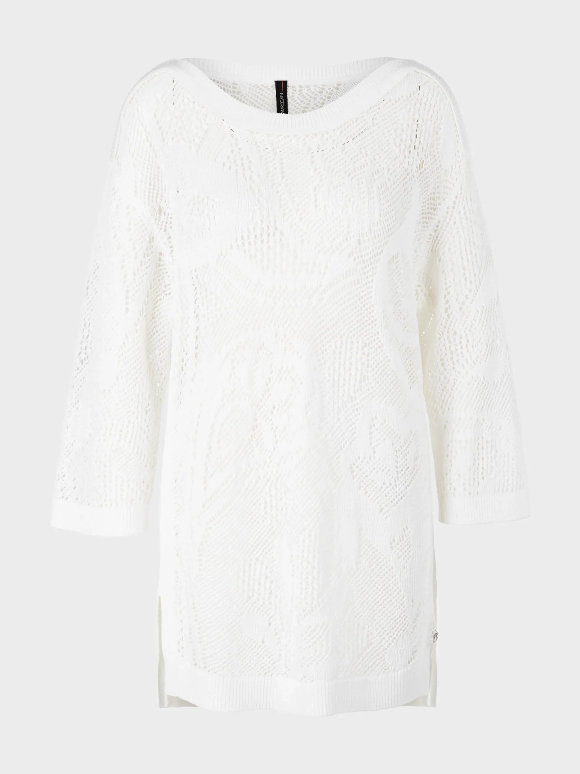 Marc Cain Pullover & Sweatshirts|Strick-STRICK-SWEATER white