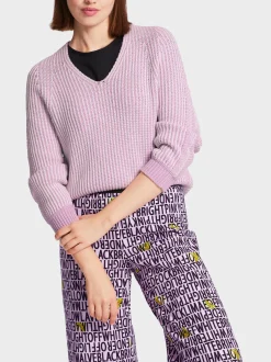 Marc Cain Pullover & Sweatshirts|Strick-SWEATER MIT EGG SHAPE 