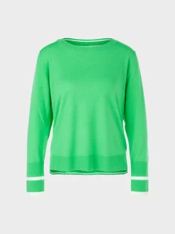 Marc Cain Pullover & Sweatshirts|Strick-SWEATER MIT KASCHMIR 