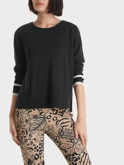 Marc Cain Pullover & Sweatshirts|Strick-SWEATER MIT KASCHMIR 