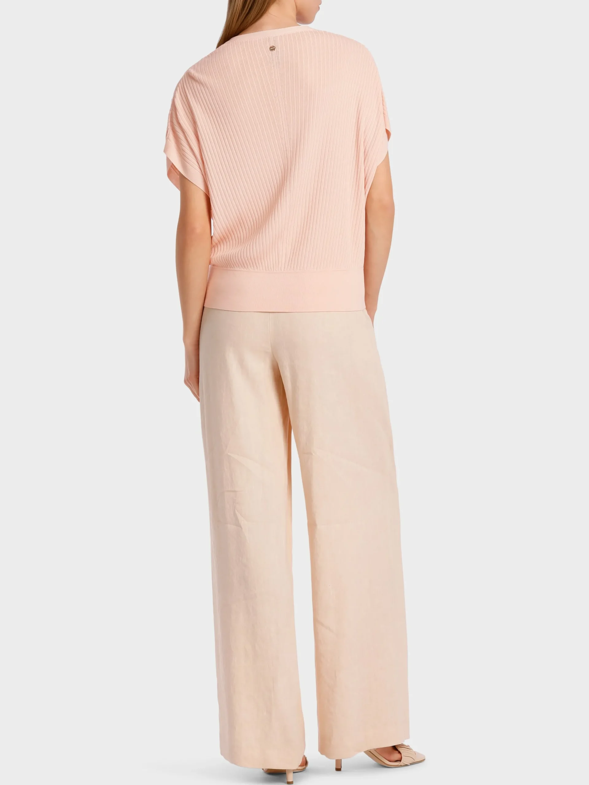 Marc Cain Pullover & Sweatshirts|Strick-SWEATER MIT WICKELEFFEKT soft rose