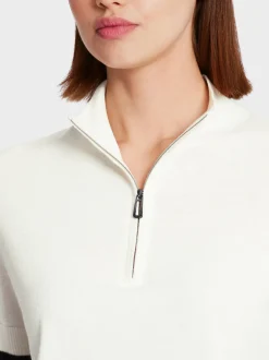 Marc Cain Pullover & Sweatshirts|Strick-SWEATER MIT ZIPP 