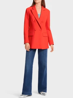 Marc Cain Blazer|Hosenanzüge-TAILLIERTER BLAZER bright tomato