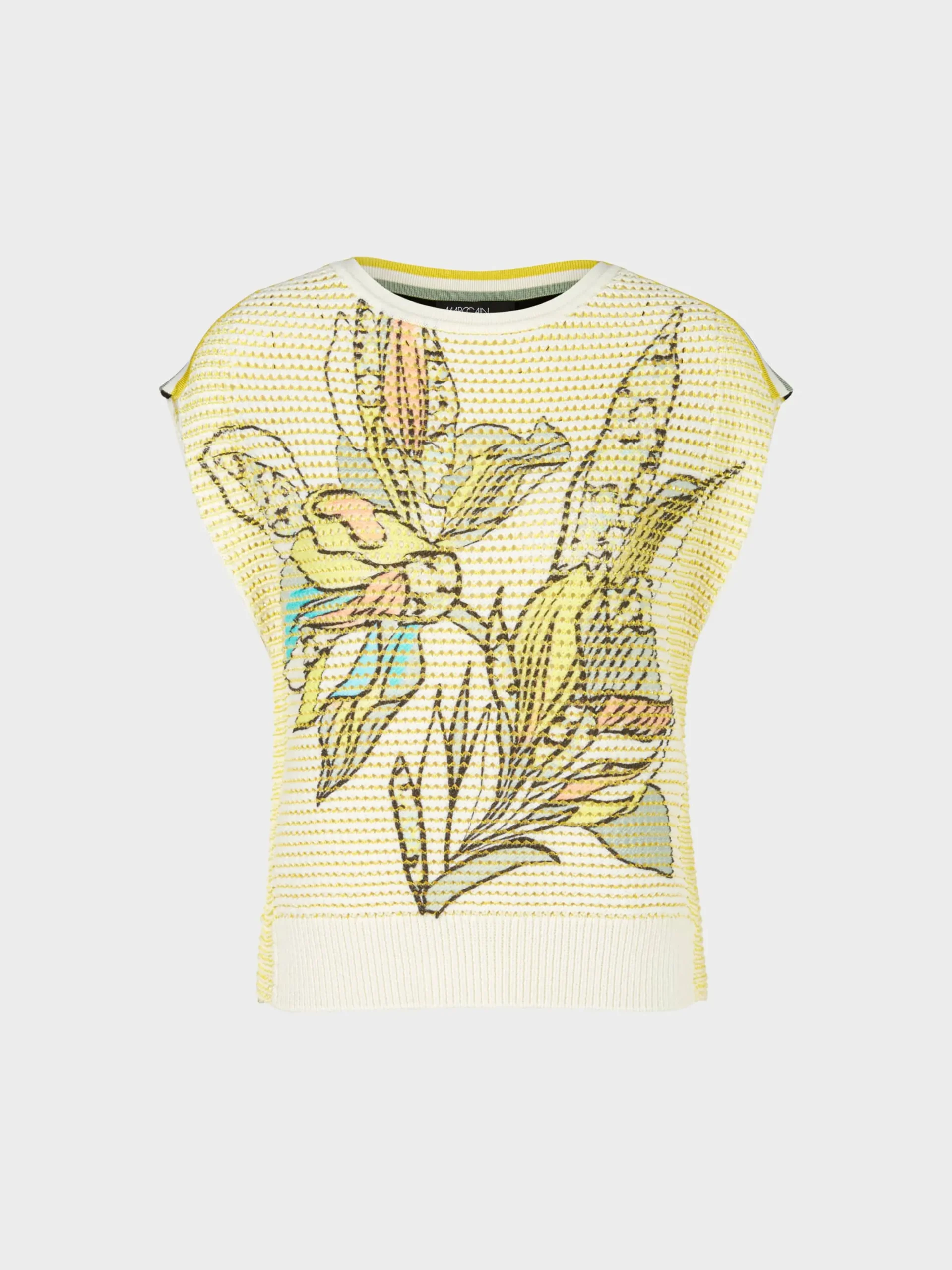 Marc Cain Pullover & Sweatshirts|Strick-TANK TOP KNITTED IN GERMANY soft limeade
