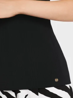 Marc Cain Strick-TOP IN DEUTSCHLAND GESTRICKT black