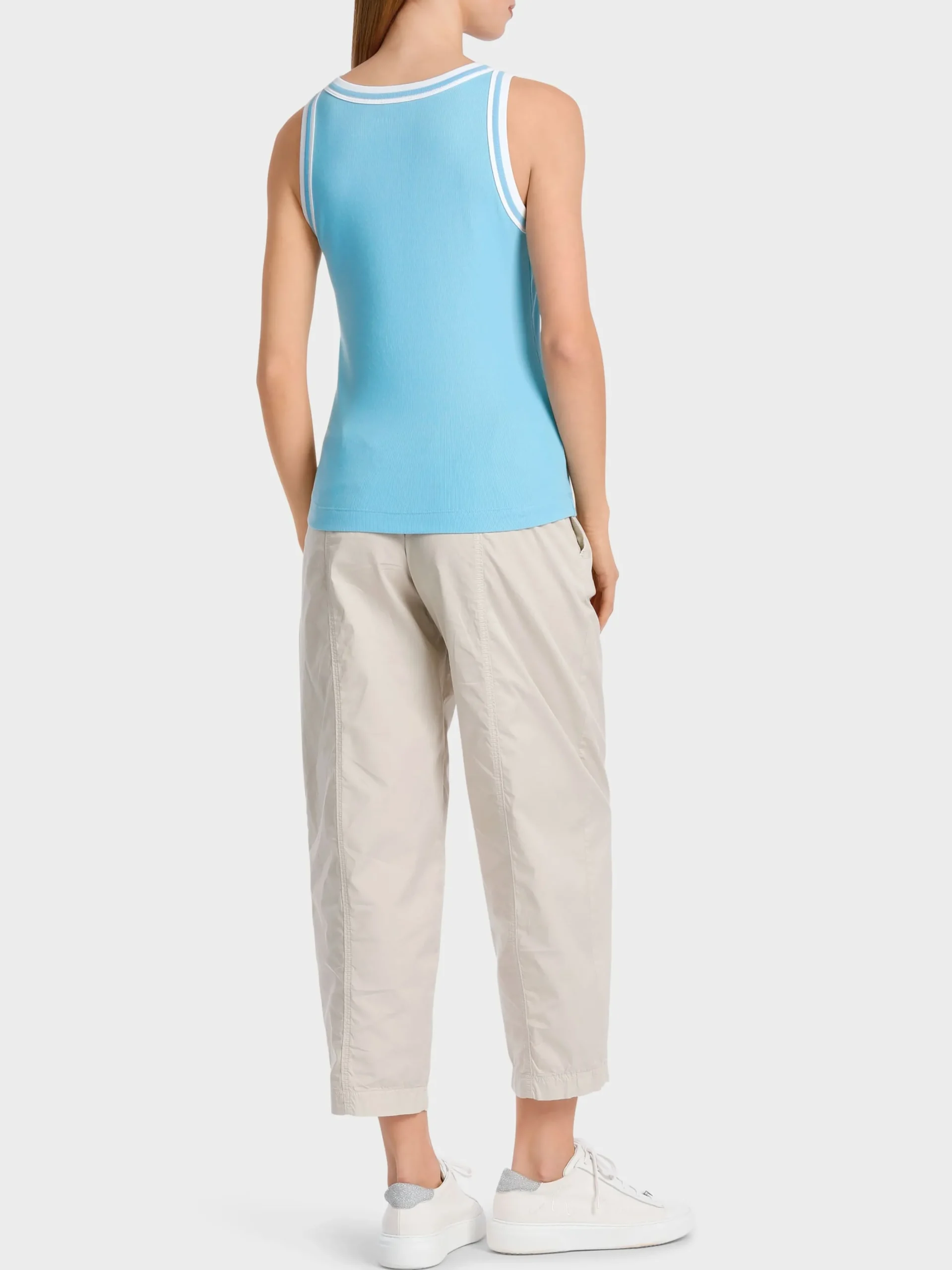 Marc Cain Shirts & Tops-TOP MIT FOTOPRINT light turquoise