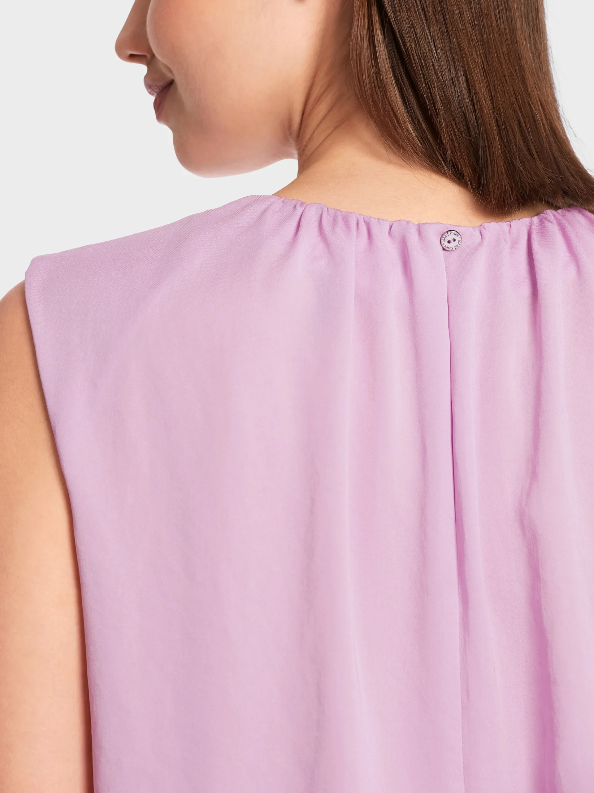 Marc Cain Shirts & Tops-TOP MIT RÜSCHEN-DETAIL pink lavender