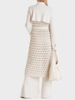 Marc Cain Mäntel & Outdoorjacken|Strick-TRENCHCOAT KNITTED IN GERMANY smoke
