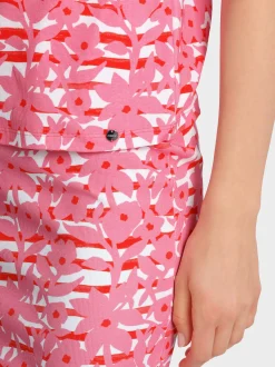 Marc Cain Shirts & Tops-T-SHIRT MIT ALLOVERPRINT lip gloss